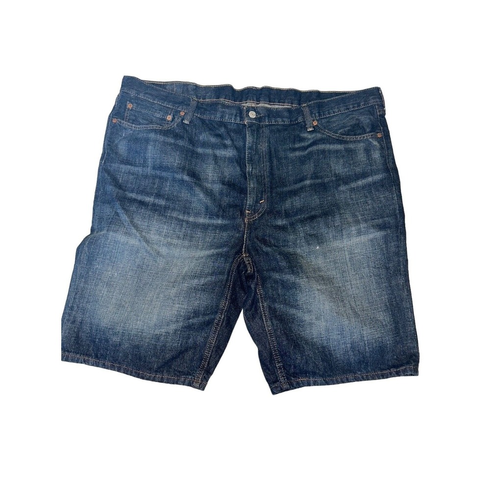 Levis 541 Athletic Taper Mens Denim Shorts Dark Wash Blue W44 L Jeans Jorts